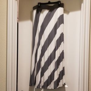 INC striped maxi skirt